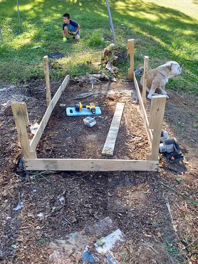 Building raised beds