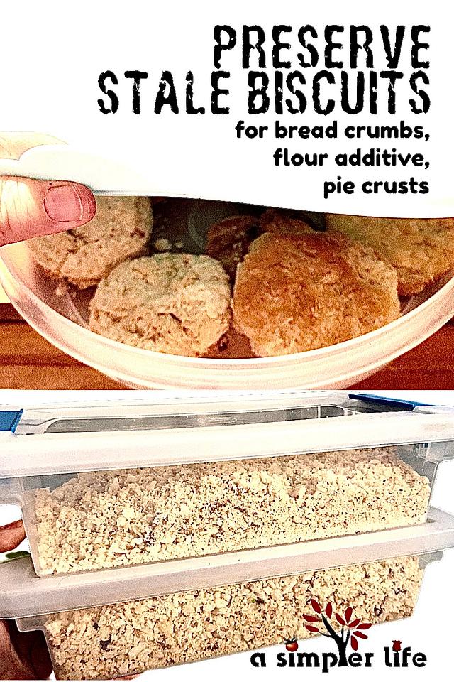 Don’t waste those stale biscuits 