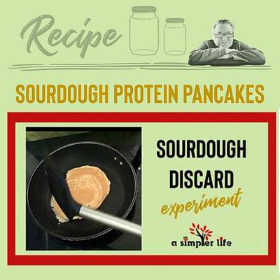 Protein Pancakes with Sourdough Discard - Project by Debbie Pribele
