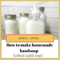 Homemade handsoap (without castile soap)