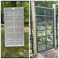 Box spring into garden gate - Project by Kattails86