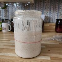 My attempt at making sourdough bread